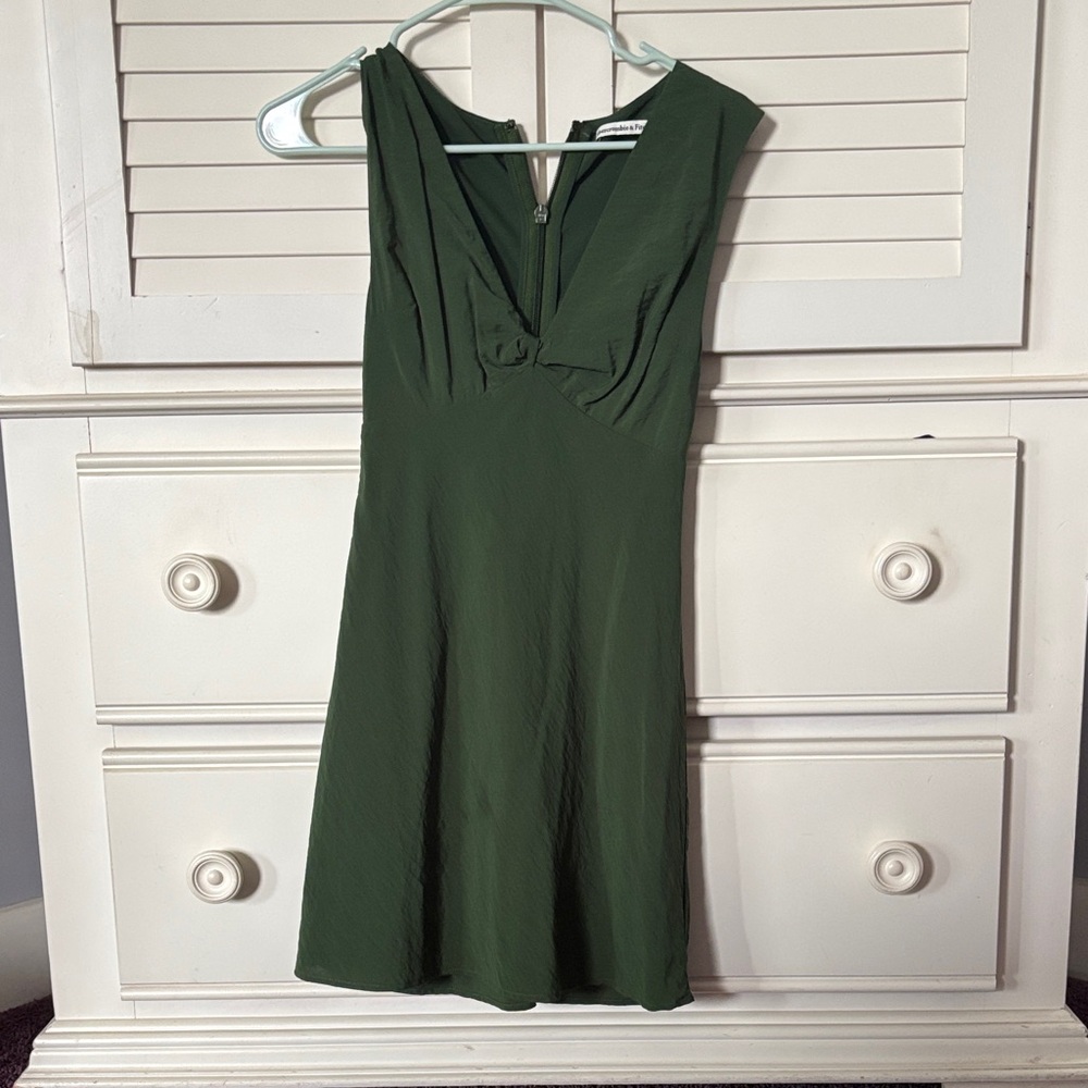 Abercrombie & Fitch Forest Green Mini Dress